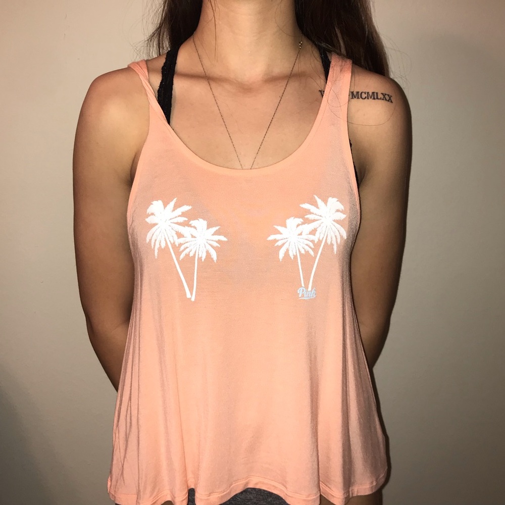 Coral Pink Victoria Secret Tank Top